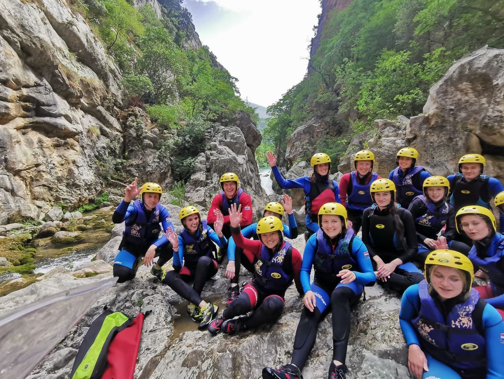 Canyoning Kroatië Actief Hostel 23